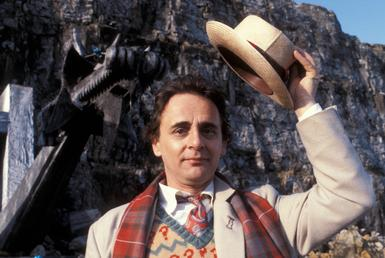Sylvester McCoy as the Seventh Doctor